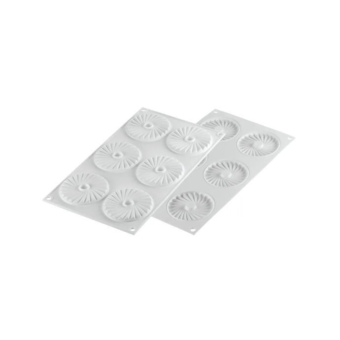 PLISSة 23 - SILICONE MOULD N.6 PLISSe  ّ75 H 7 MM White