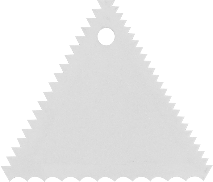 cream scraper ABS ivory with comb