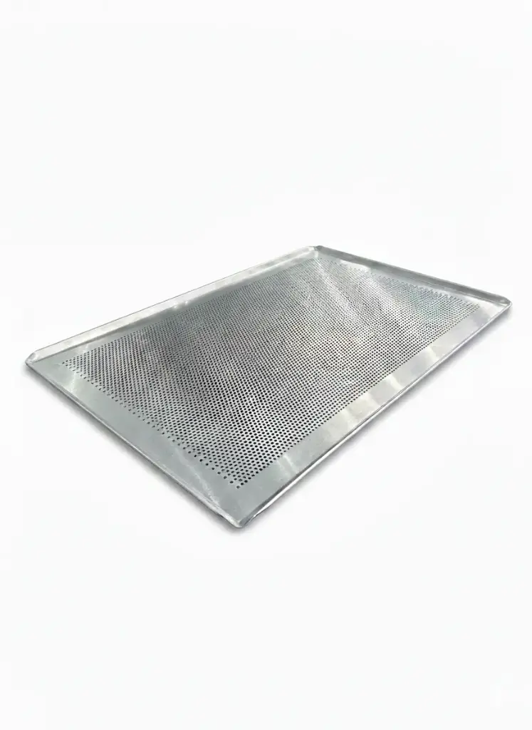Aluminium Perforated Sheet Pan 600*400*10Mm, 1.5Mm Al.Alloy, Natural