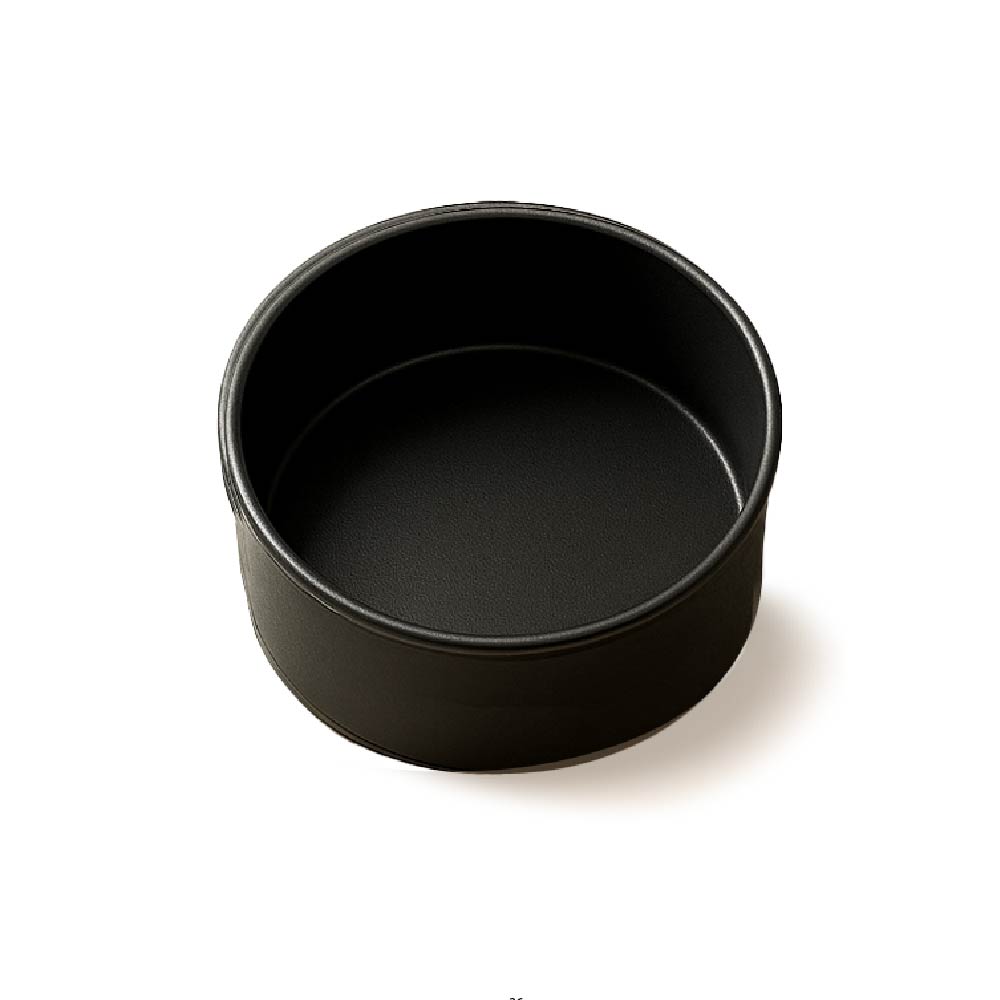 Round Cake Mold 200*80
1.2mm al.alloy
hard anodized (black) M 004