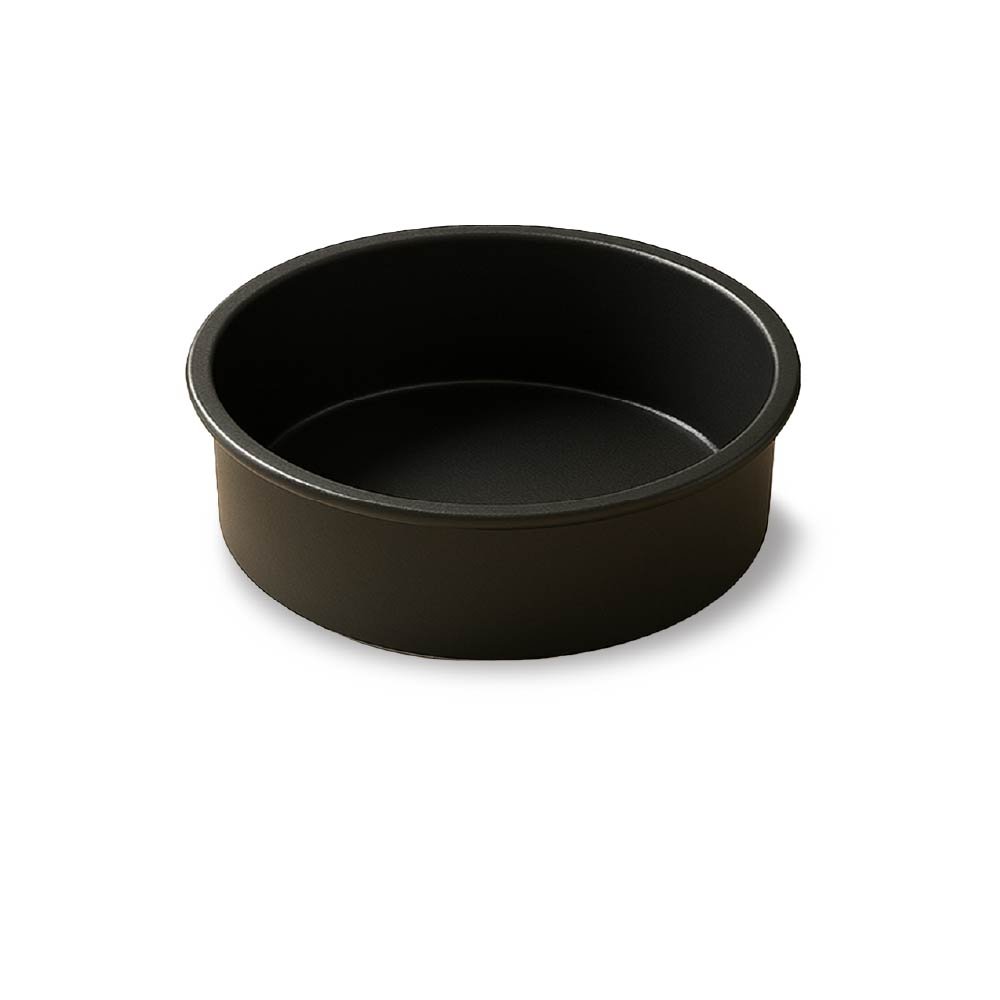 Round Cake Mold 260*100
1.2mm al.alloy
hard anodized (black) M 024