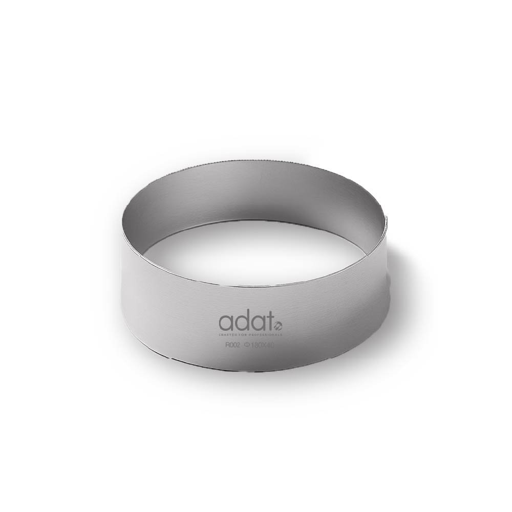 Round Cake Ring 180*40
1.2mm SUS304
polished
