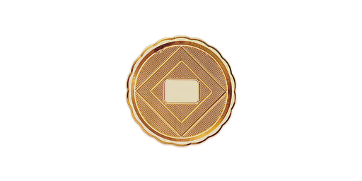 [017008240] Medora Tray Q.24 Gold