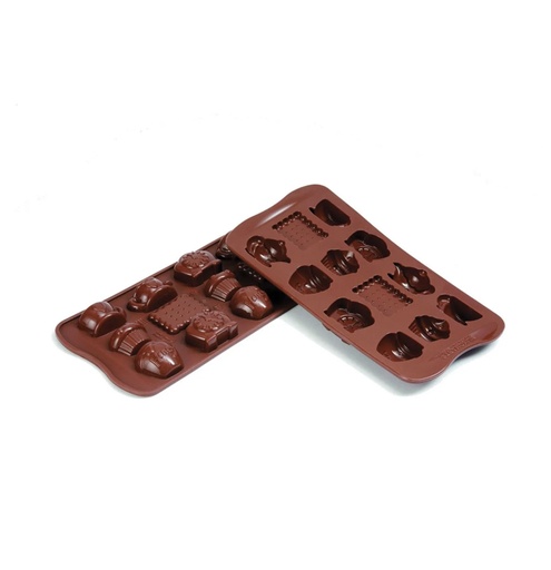 [22.117.77.0065] Scg17 Teatime - Silicone Mould 43,6X29 H 15 Mm
