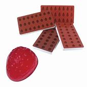 [SG08] Silicon mould for jellies Strawberry
