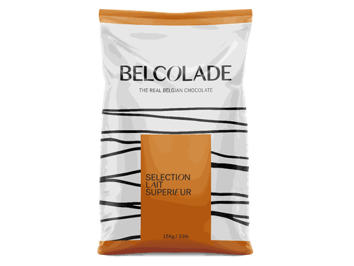 [4019589] "CT P370/J DROPS 15KG BAG AP GRB Belcolade Milk Chocolate, Selection, Lait Superieur, Sustainable Cacao - Trace"