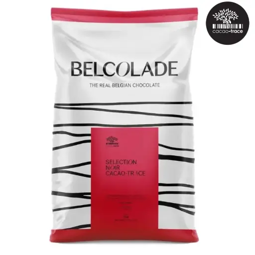 [4019585] "CT C501/J DROPS 15KG BAG AP GRB Belcolade Dark Chocolate, Selection, Noir Selection Sustainable Cacao - Trace"