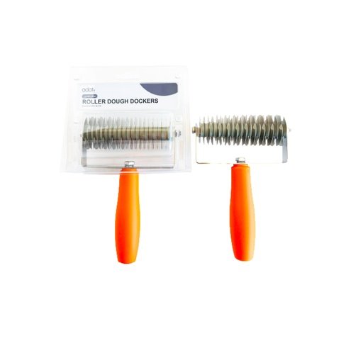 [LCR-SSP-120-OR103-BP-NN] Lattice Cutting Rollers, S/S, PP Handle, 120mm, OR103