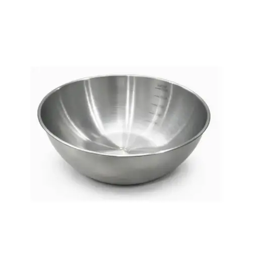 [004-28# OLD] Steel Bowl 28Cm, Plain Bottom, Sus304