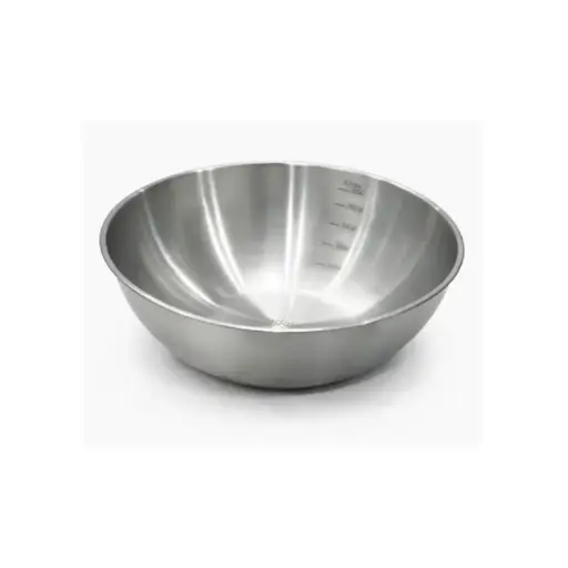 [004-31# OLD] Steel Bowl 31Cm, Plain Bottom, Sus304